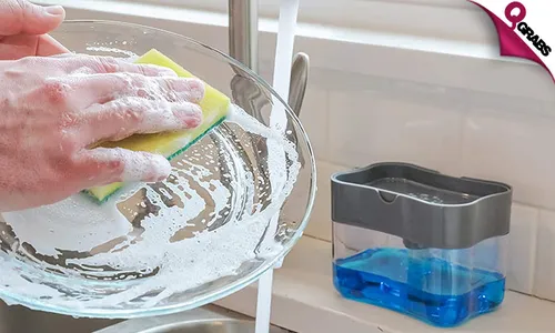 2-in-1 Soap Dispenser!